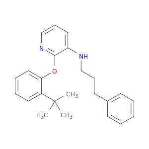 3-Pyridinamine, 2-[2-(1,1-dimethylethyl)phenoxy]-N-(3-phenylpropyl)-