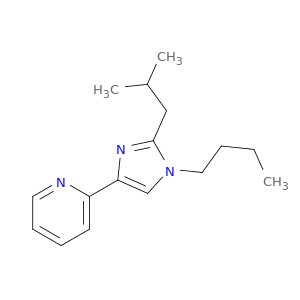 Pyridine, 2-[1-butyl-2-(2-methylpropyl)-1H-imidazol-4-yl]-