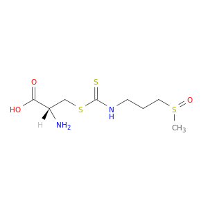 L-Cysteine, S-[[[3-(methylsulfinyl)propyl]amino]thioxomethyl]-