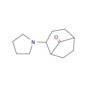 2-pyrrolidin-1-ylbicyclo[3.2.1]octan-8-one