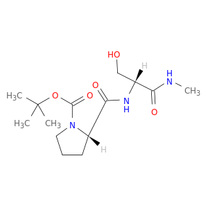 D-Serinamide, 1-[(1,1-dimethylethoxy)carbonyl]-L-prolyl-N-methyl-