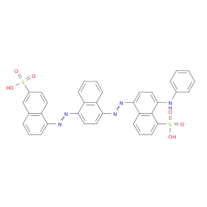 8-(苯基氨基)-5-[2-[4-[2-(6-磺基-1-萘基)二亚苯基]-萘基]-1-萘基磺酸