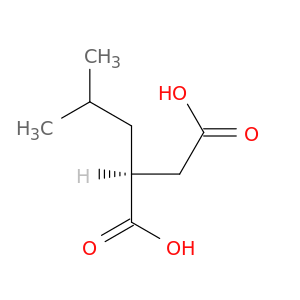 Butanedioic acid, (2-methylpropyl)-, (S)-