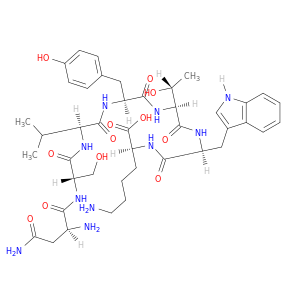 L-Lysine, L-asparaginyl-L-seryl-L-valyl-L-tyrosyl-L-threonyl-L-tryptophyl-
