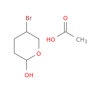 2H-Pyran-2-ol, 5-bromotetrahydro-, acetate