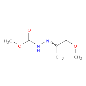 Hydrazinecarboxylic acid, (2-methoxy-1-methylethylidene)-, methyl ester