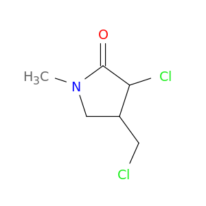 2-Pyrrolidinone, 3-chloro-4-(chloromethyl)-1-methyl-