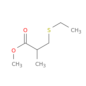 Propanoic acid, 3-(ethylthio)-2-methyl-,methyl ester