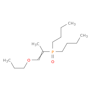 Phosphine oxide, dibutyl(1-methyl-2-propoxyethenyl)-