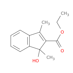 1H-Indene-2-carboxylic acid, 1-hydroxy-1,3-dimethyl-, ethyl ester