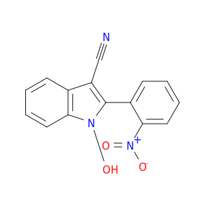 1H-Indole-3-carbonitrile, 1-hydroxy-2-(2-nitrophenyl)-
