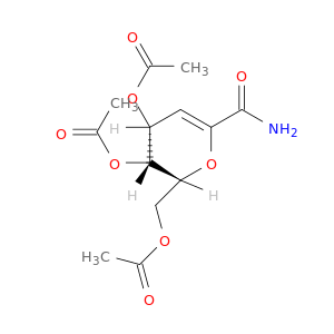 4,5,7-Tri-O-acetyl-2,6-anhydro-3-deoxy-D-lyxo-hept-2-enonamide
