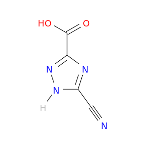 1H-1,2,4-Triazole-3-carboxylic acid, 5-cyano-