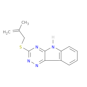 3-[(2-甲基-2-丙烯-1-基)硫代]-5H-1,2,4-三嗪[5,6-b]吲哚