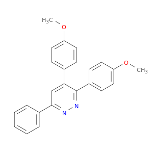 Pyridazine, 3,4-bis(4-methoxyphenyl)-6-phenyl-