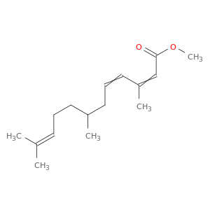 2,4,10-Dodecatrienoic acid, 3,7,11-trimethyl-, methyl ester