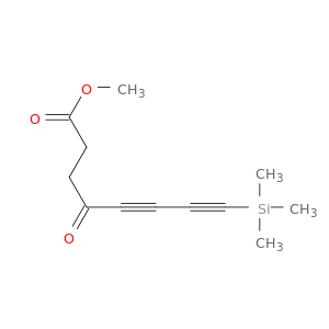 5,7-Octadiynoic acid, 4-oxo-8-(trimethylsilyl)-, methyl ester