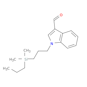 1H-Indole-3-carboxaldehyde, 1-[3-(dimethylpropylsilyl)propyl]-