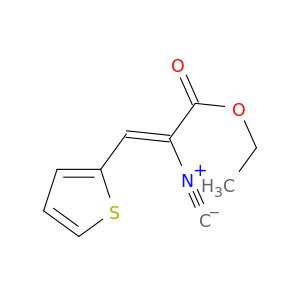 2-Propenoic acid, 2-isocyano-3-(2-thienyl)-, ethyl ester, (Z)-