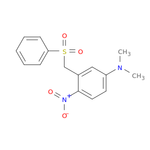Benzenamine, N,N-dimethyl-4-nitro-3-[(phenylsulfonyl)methyl]-