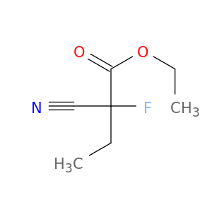 Butanoic acid, 2-cyano-2-fluoro-, ethyl ester