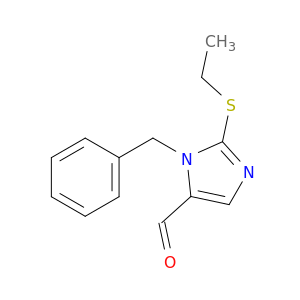 2-(乙基硫基)-1-(苯基甲基)-1H-咪唑-5-羧醛