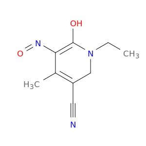 3-Pyridinecarbonitrile, 1-ethyl-1,2-dihydro-6-hydroxy-4-methyl-5-nitroso-