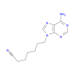 7-(6-amino-9h-purin-9-yl)heptanenitrile