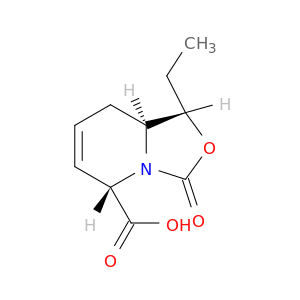 3H-Oxazolo[3,4-a]pyridine-5-carboxylicacid, 1-ethyl-1,5,8,8a-tetrahydro-3-oxo-, (1S,5S,8aS)-