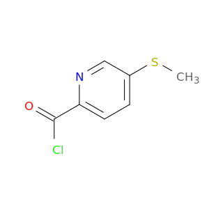2-Pyridinecarbonylchloride, 5-(methylthio)-