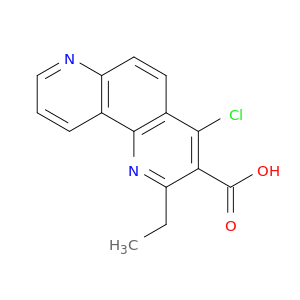 1,7-Phenanthroline-3-carboxylicacid, 4-chloro-, ethyl ester