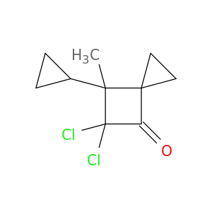 Spiro[2.3]hexan-4-one, 5,5-dichloro-6-cyclopropyl-6-methyl-