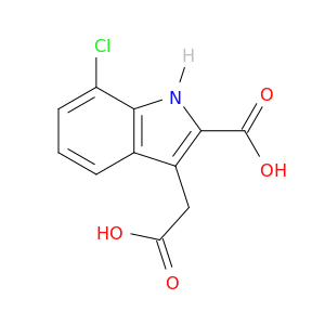 3-(Carboxymethyl)-7-chloro-1H-indole-2-carboxylic acid