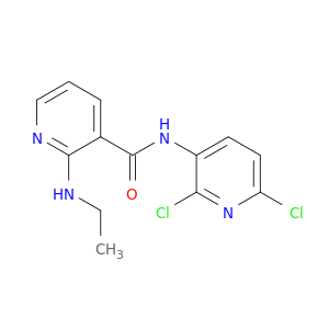 3-Pyridinecarboxamide, N-(2,6-dichloro-3-pyridinyl)-2-(ethylamino)-