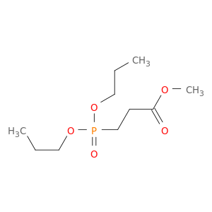 Propanoic acid, 3-(dipropoxyphosphinyl)-, methyl ester