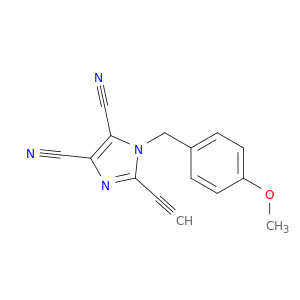 1H-Imidazole-4,5-dicarbonitrile, 2-ethynyl-1-[(4-methoxyphenyl)methyl]-