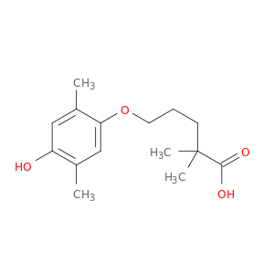 Pentanoic acid, 5-(4-hydroxy-2,5-dimethylphenoxy)-2,2-dimethyl-