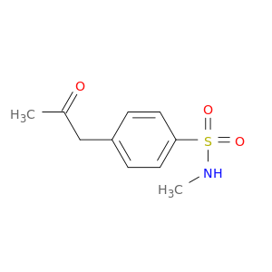 Benzenesulfonamide, N-methyl-4-(2-oxopropyl)-
