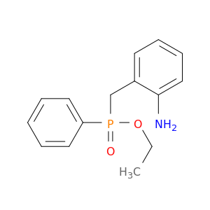 Phosphinic acid, [(2-aminophenyl)methyl]phenyl-, ethyl ester