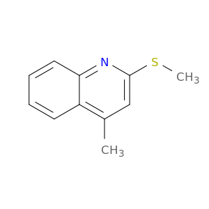 Quinoline, 4-methyl-2-(methylthio)-