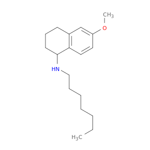N-HEPTYL-1,2,3,4-TETRAHYDRO-6-METHOXY-1-NAPHTHALENAMINE