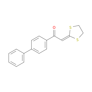 Ethanone, 1-[1,1'-biphenyl]-4-yl-2-(1,3-dithiolan-2-ylidene)-