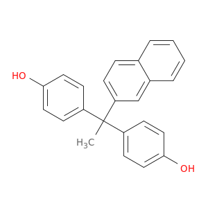 Phenol, 4,4'-[1-(2-naphthalenyl)ethylidene]bis-