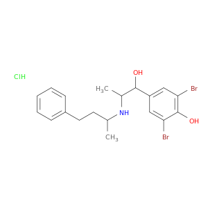 Benzenemethanol,3,5-dibromo-4-hydroxy-a-[1-[(1-methyl-3-phenylpropyl)amino]ethyl]-, hydrochloride (1:1)
