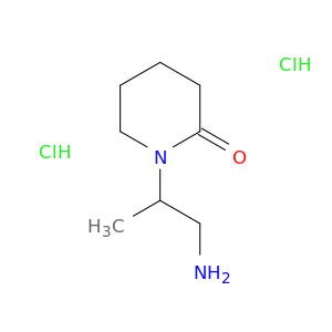 1-(1-Aminopropan-2-yl)piperidin-2-one Dihydrochloride