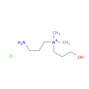 1-丙氨酸,3-氨基-N-(3-羟丙基)-N,N-二甲基,氯化物(1：1)