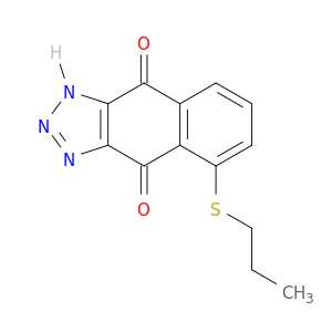 1H-Naphtho[2,3-d]triazole-4,9-dione, 5-(propylthio)-