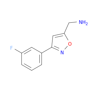 {[3-(3-Fluorophenyl)isoxazol-5-yl]methyl}amine