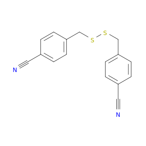 Benzonitrile, 4,4'-[dithiobis(methylene)]bis-