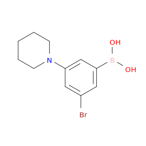 3-Bromo-5-(piperidin-1-yl)phenylboronic acid